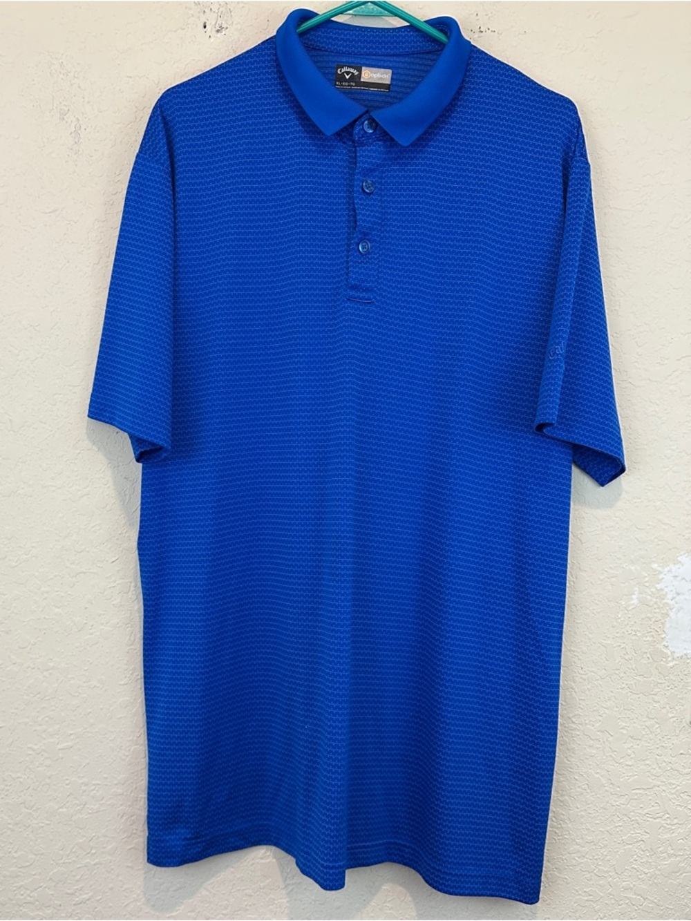 Mens XL Golf Opti-dri Callaway Royal Blue Men's Polo Shirt